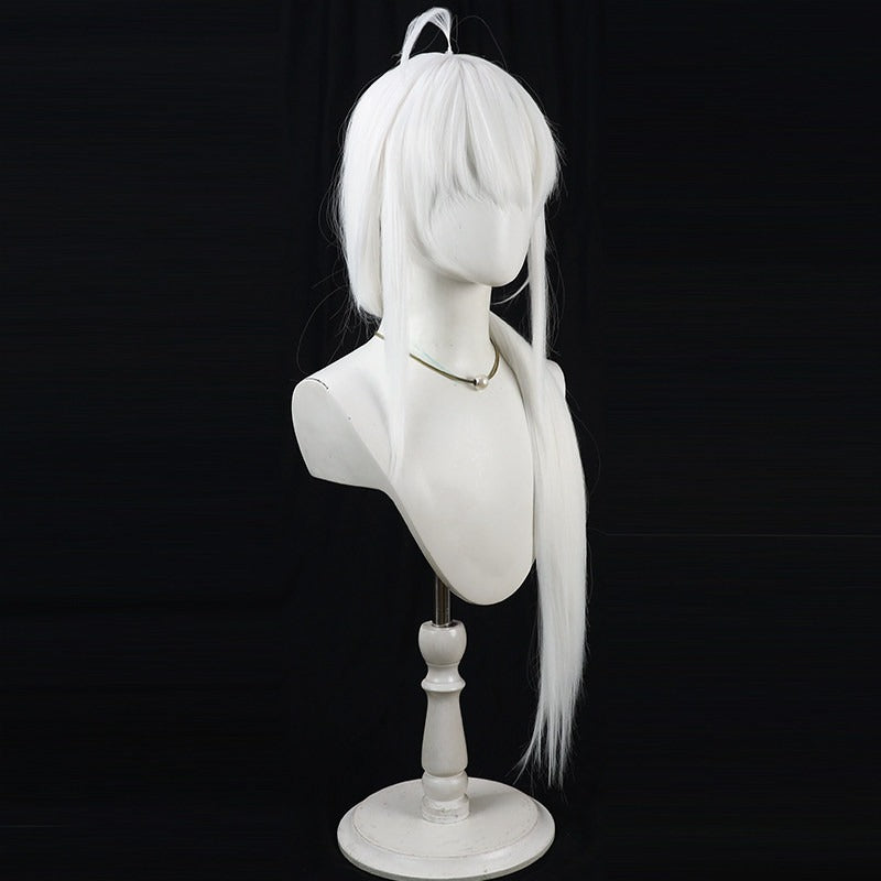 Cosplay Wigs Game Path to Nowhere Siglinde White Wigs