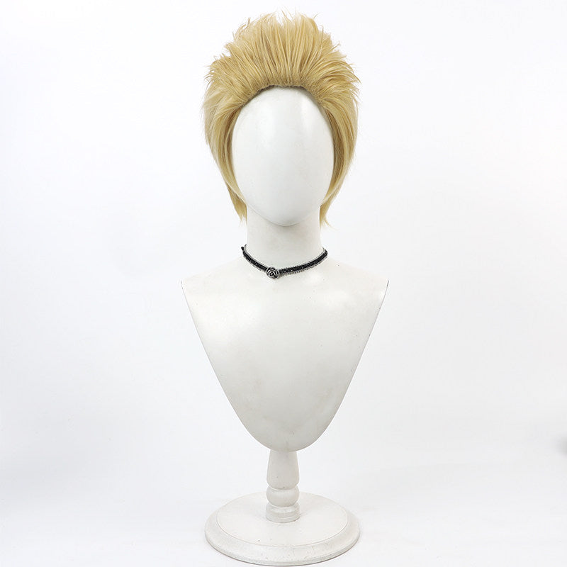 Cosplay Wigs Game Tower of God Jwang Yellow Fluffy Wig