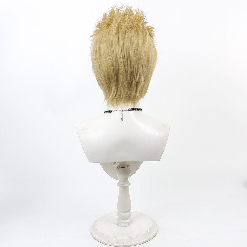 Cosplay Wigs Game Tower of God Jwang Yellow Fluffy Wig