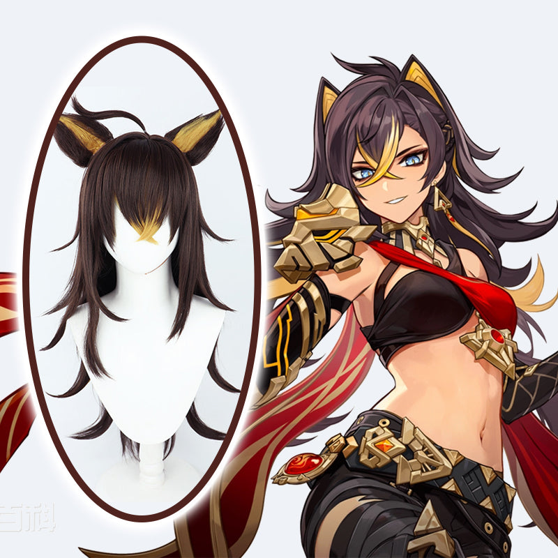 Cosplay Wigs Games Dehya Genshin Impact