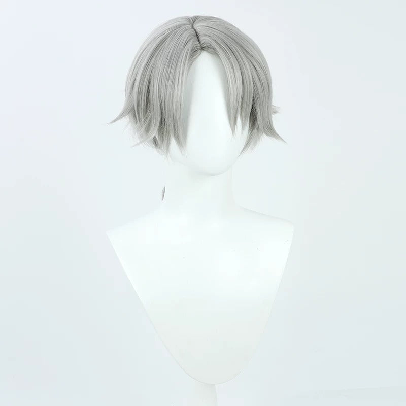 Cosplay Wigs Games Embalmer Gat Identity V Silver Grey Wigs