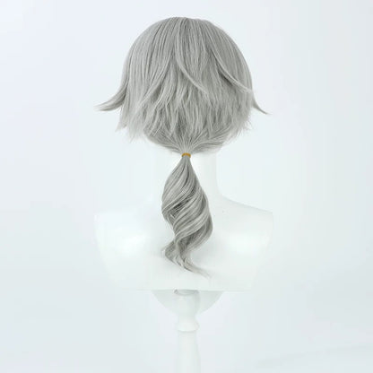 Cosplay Wigs Games Embalmer Gat Identity V Silver Grey Wigs