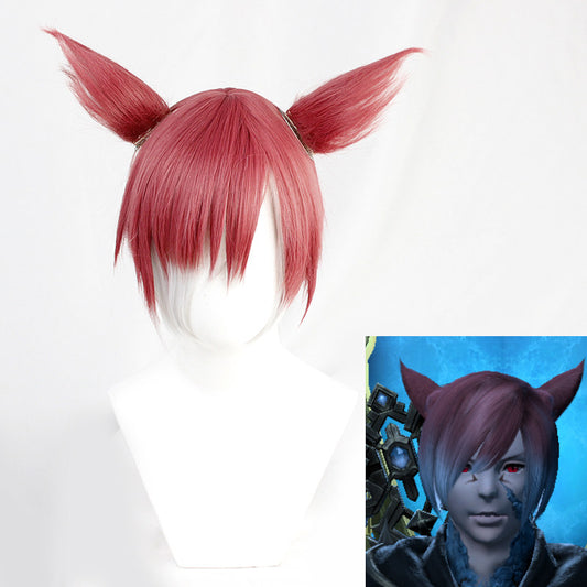 Cosplay Wigs Games FF14 Crystal Exarch Final Fantasy