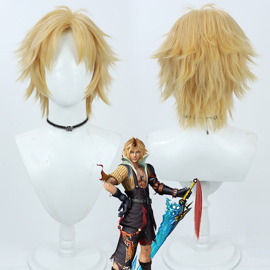 Cosplay Wigs Games Final Fantasy 10 Tidus