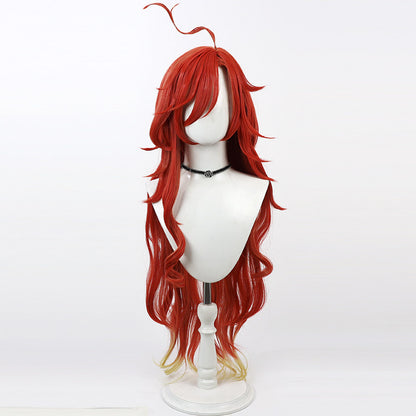 Cosplay Wigs Games Genshin Impact Mavuika Gradient Wigs