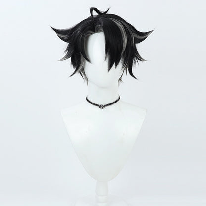 Cosplay Wigs Games Genshin Impact Wriothesley Black Wigs