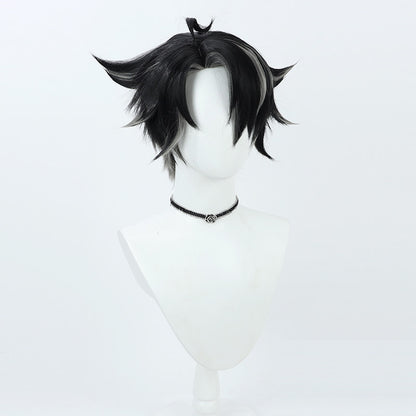 Cosplay Wigs Games Genshin Impact Wriothesley Black Wigs