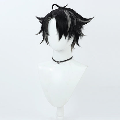 Cosplay Wigs Games Genshin Impact Wriothesley Black Wigs
