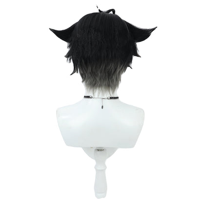 Cosplay Wigs Games Genshin Impact Wriothesley Black Wigs