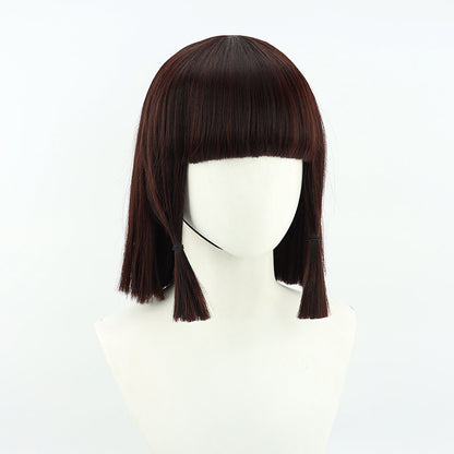 Cosplay Wigs Games Hanachirusato Brown Black Wigs Genshin Impact