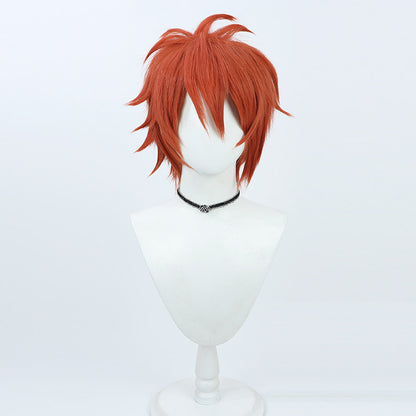 Cosplay Wigs Games IDOLiSH7 Riku Nanase Orange Red Wigs