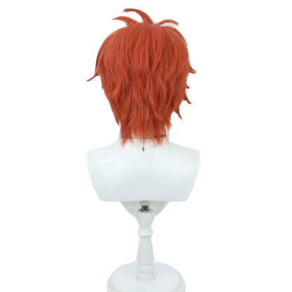 Cosplay Wigs Games IDOLiSH7 Riku Nanase Orange Red Wigs