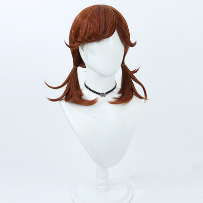 Cosplay Wigs Games Identity V Cheerleader Lily Bailier Wine Red Wigs