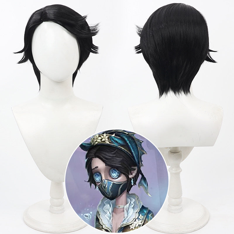 Cosplay Wigs Games Identity V Hippocampus Black Wigs