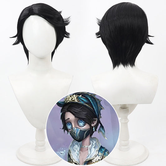 Cosplay Wigs Games Identity V Hippocampus Black Wigs