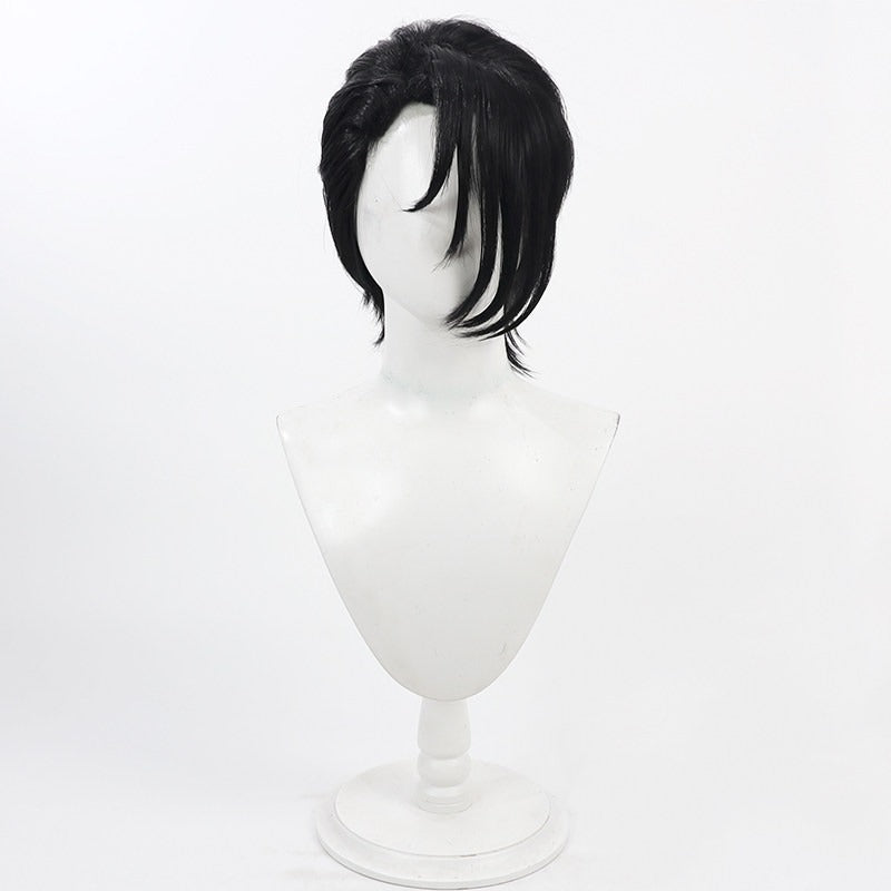 Cosplay Wigs Games Ito Bugdoll Black Wigs COMbat Providence AnalysiS System
