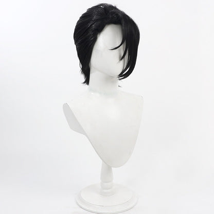 Cosplay Wigs Games Ito Bugdoll Black Wigs COMbat Providence AnalysiS System