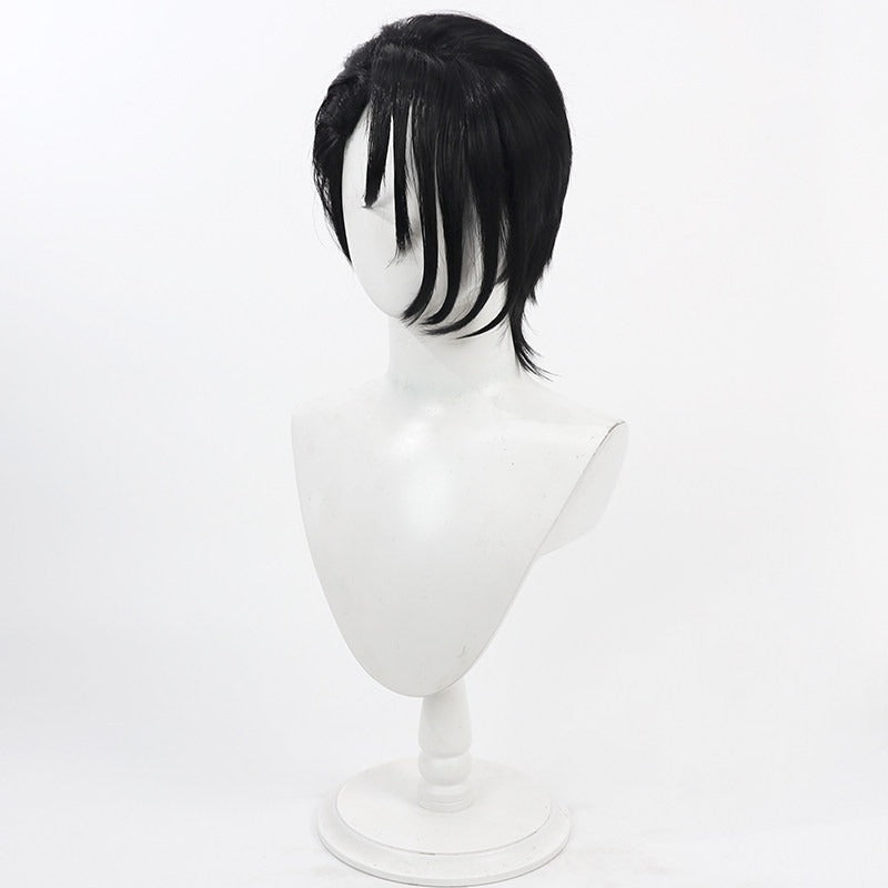 Cosplay Wigs Games Ito Bugdoll Black Wigs COMbat Providence AnalysiS System