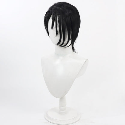 Cosplay Wigs Games Ito Bugdoll Black Wigs COMbat Providence AnalysiS System