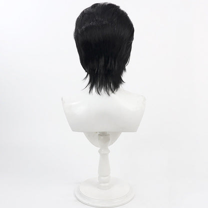 Cosplay Wigs Games Ito Bugdoll Black Wigs COMbat Providence AnalysiS System