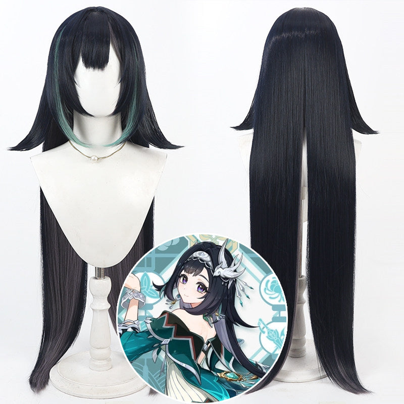 Cosplay Wigs Games Lan Yan Multi-color Hair Genshin Impact
