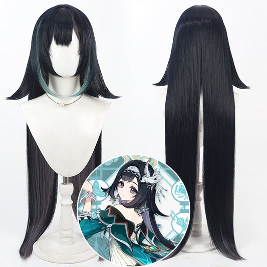 Cosplay Wigs Games Lan Yan Multi-color Hair Genshin Impact