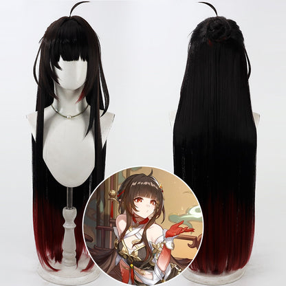 Games Cosplay Wigs Evanescia Pink Gradient Wigs Honkai: Star Rail