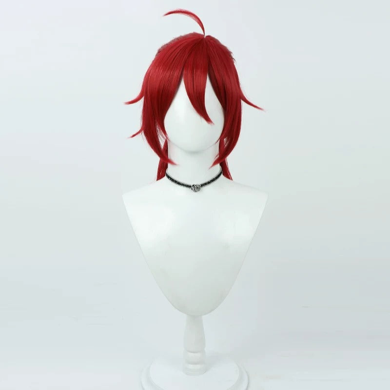 Cosplay Wigs Games Luka Wine Red Wigs Honkai: Star Rail