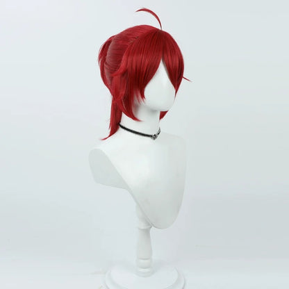Cosplay Wigs Games Luka Wine Red Wigs Honkai: Star Rail