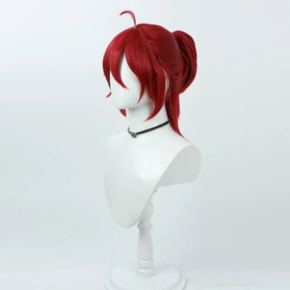 Cosplay Wigs Games Luka Wine Red Wigs Honkai: Star Rail