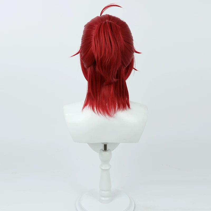 Cosplay Wigs Games Luka Wine Red Wigs Honkai: Star Rail