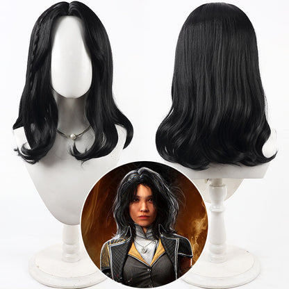 Cosplay Wigs Games Lune Black Wigs Clair Obscur: Expedition 33