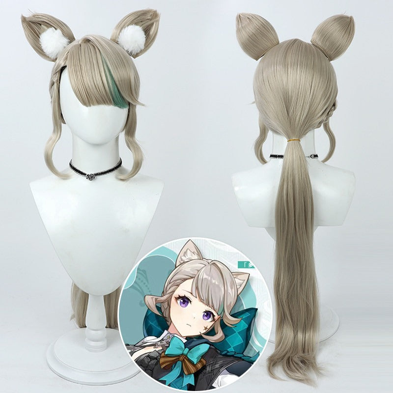 Cosplay Wigs Games Lynette Snezhevna Genshin Impact