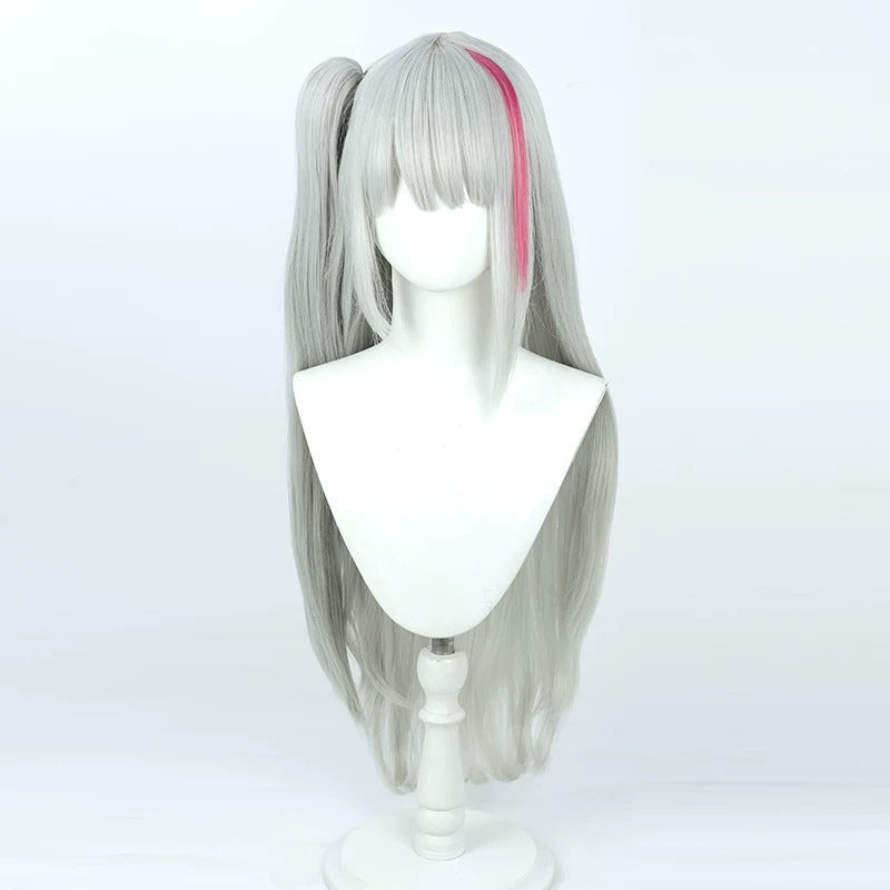 Cosplay Wigs Games MDR Silver Grey Wigs Girls- Frontline