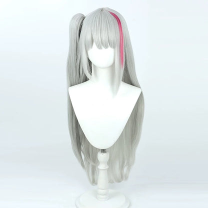 Cosplay Wigs Games MDR Silver Grey Wigs Girls- Frontline