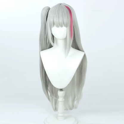 Cosplay Wigs Games MDR Silver Grey Wigs Girls- Frontline