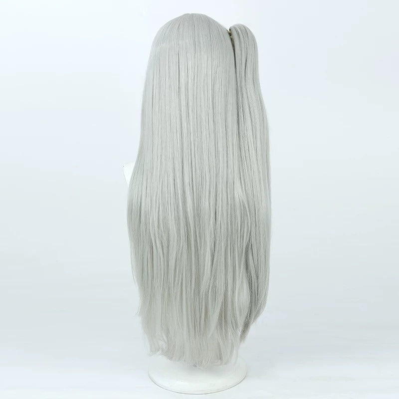 Cosplay Wigs Games MDR Silver Grey Wigs Girls- Frontline