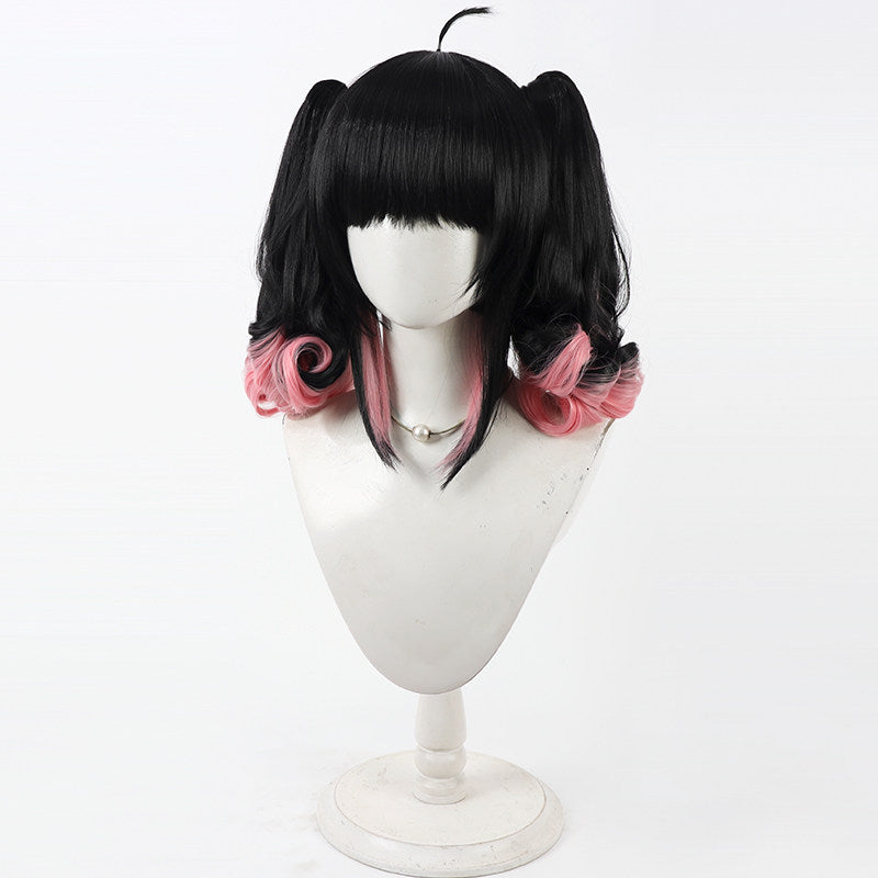 Cosplay Wigs Games Nangong Yu Double Ponytail Zenless Zone Zero
