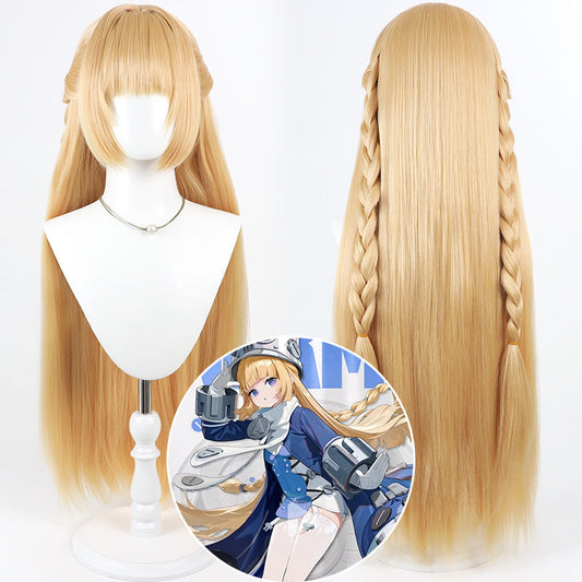 Cosplay Wigs Games Norma Hollowell Zenless Zone Zero Yellow Cornrow