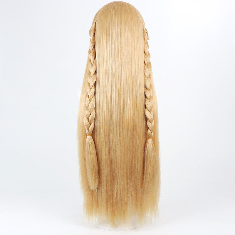 Cosplay Wigs Games Norma Hollowell Zenless Zone Zero Yellow Cornrow