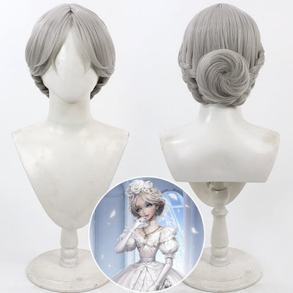 Cosplay Wigs Games Promised Day Identity V Silver Updo Wigs