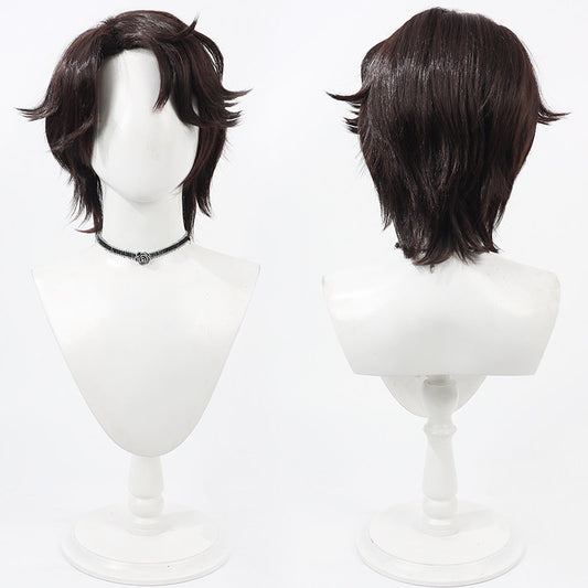 Cosplay Wigs Games Puppeteer Matthias Czerny Brown Wigs Identity V