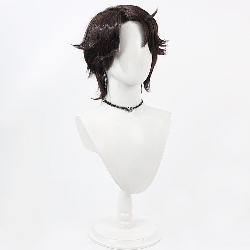 Cosplay Wigs Games Puppeteer Matthias Czerny Brown Wigs Identity V