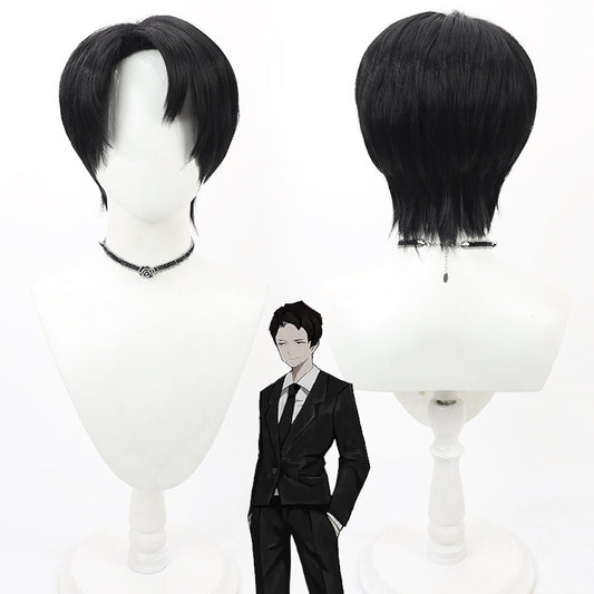 Cosplay Wigs Games Roland Black Wigs Library of Ruina