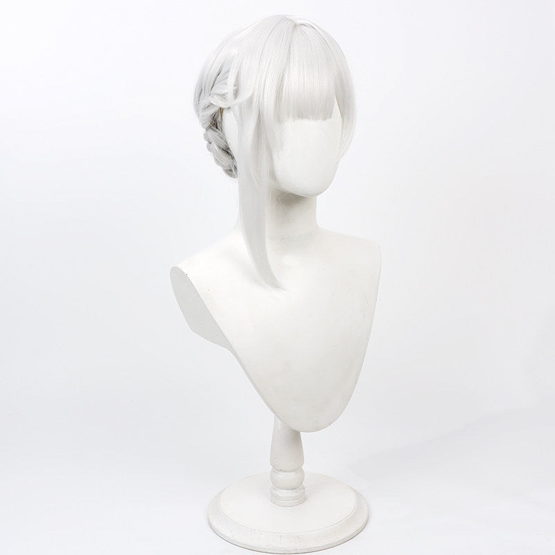 Cosplay Wigs Games Sanhua Silver Wigs Wuthering Waves