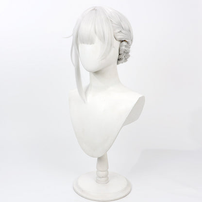 Cosplay Wigs Games Sanhua Silver Wigs Wuthering Waves