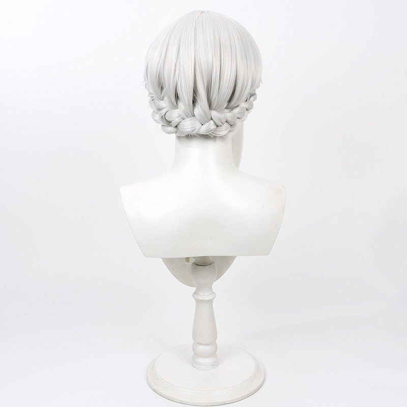 Cosplay Wigs Games Sanhua Silver Wigs Wuthering Waves