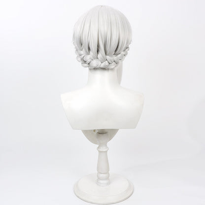 Cosplay Wigs Games Sanhua Silver Wigs Wuthering Waves