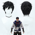 Cosplay Wigs Games VALORANT Iso Black Short Wigs