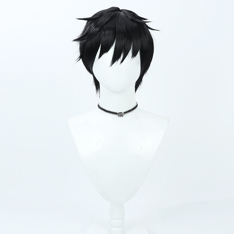Cosplay Wigs Games VALORANT Iso Black Short Wigs